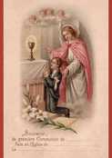 Souvenir sacr&eacute; de ma premi&egrave;re communion